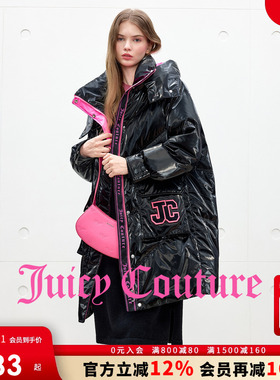 【90白鸭绒】Juicy Couture橘滋羽绒服女25冬季新款保暖中长外套
