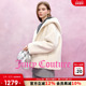 Juicy 含绵羊毛 Couture橘滋毛呢外套女连帽大衣