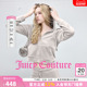 外套女烫钻连帽修身 零压弹力丝绒 休闲上衣 Couture橘滋 Juicy