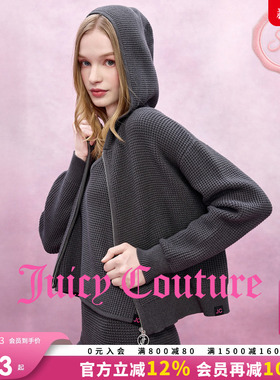 Juicy Couture【slow cleanfit系列】橘滋外套女25年秋冬针织上衣