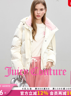 【博主同款】Juicy Couture橘滋90白鸭绒羽绒服女25冬季新款外套