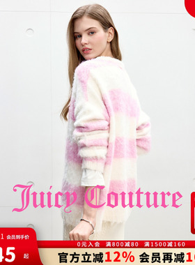 【含绵羊毛】Juicy Couture橘滋针织衫女2025年秋冬新款宽松毛衣