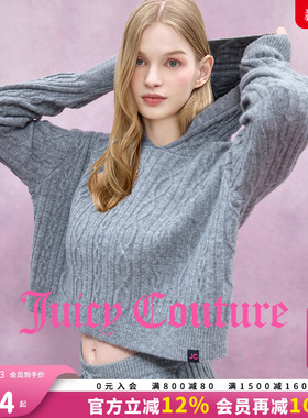 Juicy Couture【slow cleanfit系列】橘滋针织衫女25秋冬新款毛衣