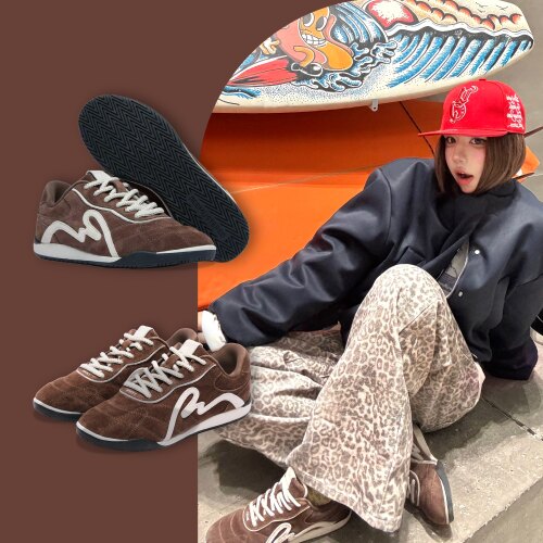 Reemustered Retro Trainer Mocha复古德训鞋 薄底鞋 棕色 女款