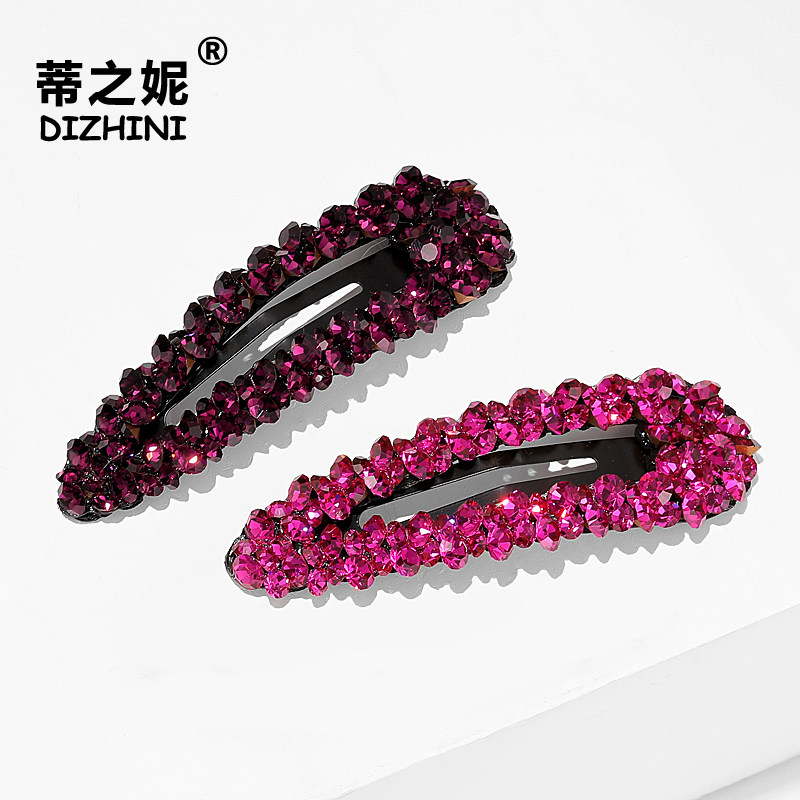 进口奥登刘海成人顶夹头饰红色边夹水钻BB夹发夹网红2023年新款韩,饰品/流行首饰/时尚饰品新,发饰,淘宝优惠券,粉丝福利购,淘宝优惠卷