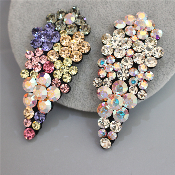 韩国正品奥地利水钻女式刘海夹