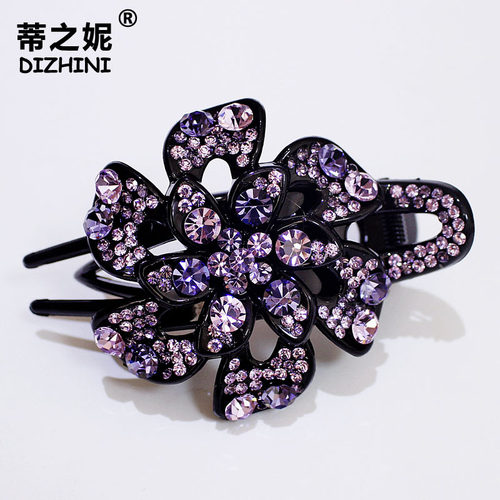 发夹头饰韩国优雅水钻