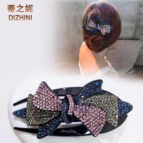 韩国奥登大号发夹蝴蝶结