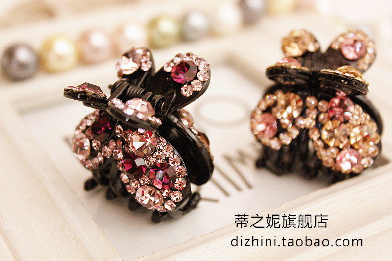 2020韩国新款头饰满钻水钻蝴蝶形小号中号发抓夹刘海夹职业盘发饰,饰品/流行首饰/时尚饰品新,发饰,淘宝优惠券,粉丝福利购,淘宝优惠卷