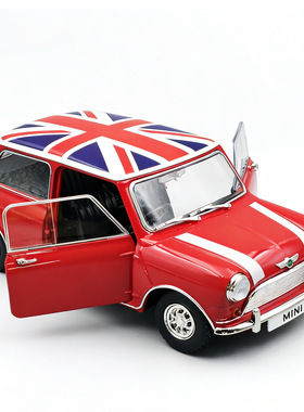 创世王品1：18仿真宝马MINI COOPER合金汽车模型车玩具收藏摆件