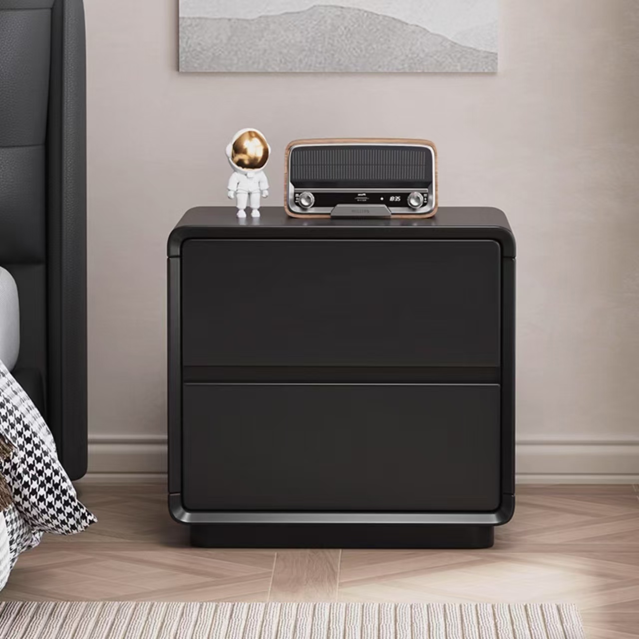 简约现代2025新款实木床头柜