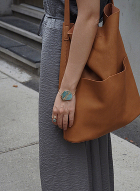 包包女新款托特包加拿大软皮tote多色ins风大容量女包百搭单肩包