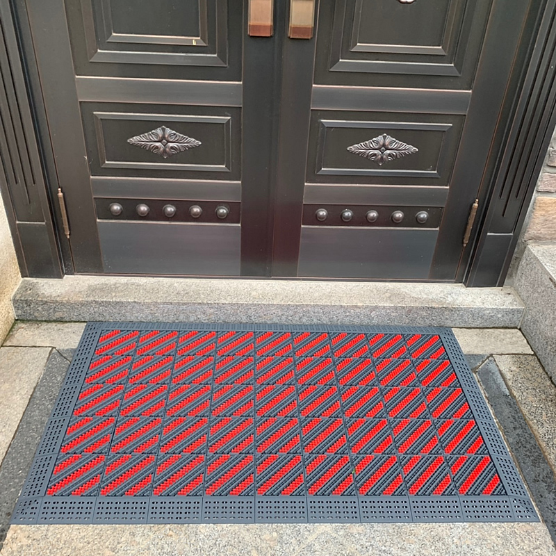 别墅入户门地垫防滑除尘门垫