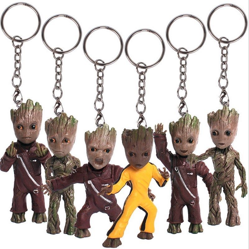 The galaxy Escort Shuren baby Groote Key buckle Garage Kit Pendant Groot Model The Avengersin the Festive supplies/Gift , Gift ideas , Keychain  category - from Buy2taobao.com to provide professional Taobao agent buy service