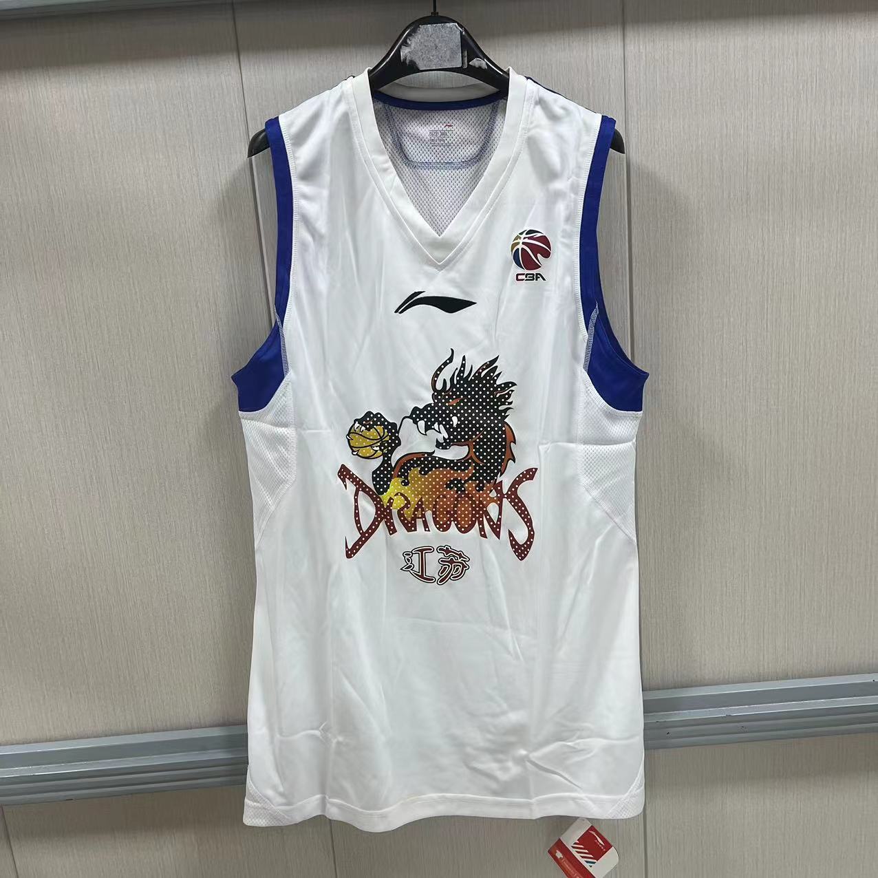 《购买前看详情B品》李宁CBA球衣夏男子款比赛休闲宽松上衣AAYH13