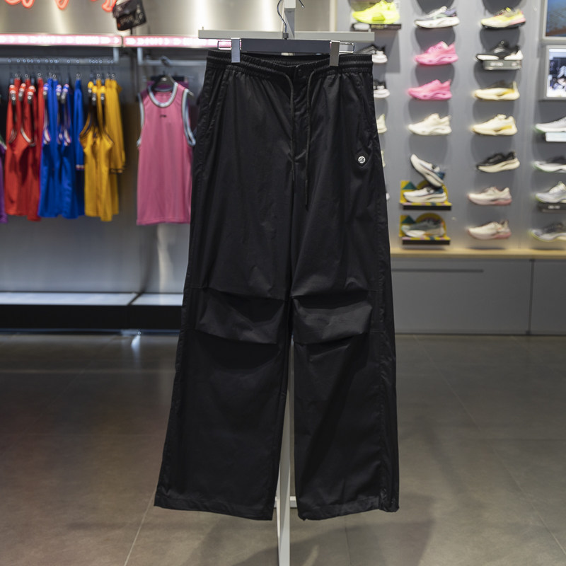 李宁休闲裤女士2024秋季新款运动生活系列直筒梭织长裤AKXU456 - 超人运动体育店 虎扑识货推荐出品