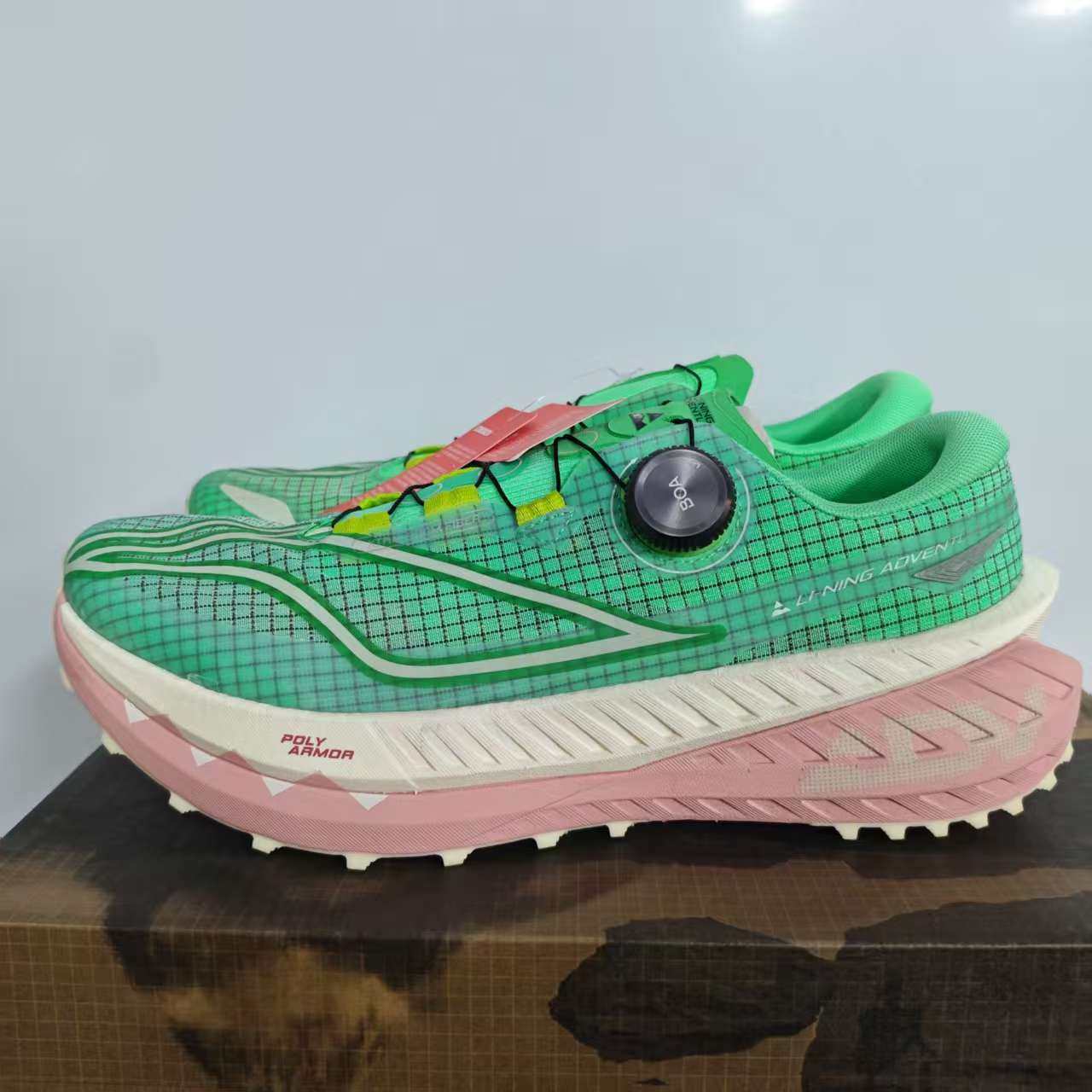 （瑕疵门店样鞋）李宁的卢PRO跑步鞋男鞋V2运动鞋跑鞋ARNU007