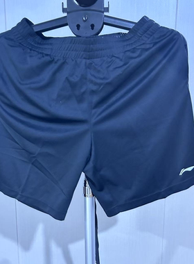《购买前看详情B品》李宁短裤男子透气宽松运动休闲短卫裤DDDD569