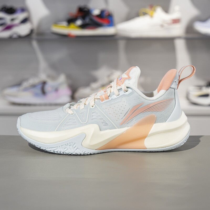 李宁篮球鞋男子2023夏季轻速1.5低帮减震回弹专业比赛鞋ABAT101