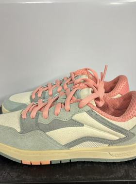 （瑕疵门店样鞋）李宁板鞋惟吾PROS女子复古耐磨滑板鞋AEPU050