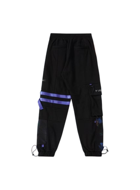 李宁LNG未来玩家系列秋季宽松时尚潮流百搭休闲裤男女同款FHAC007