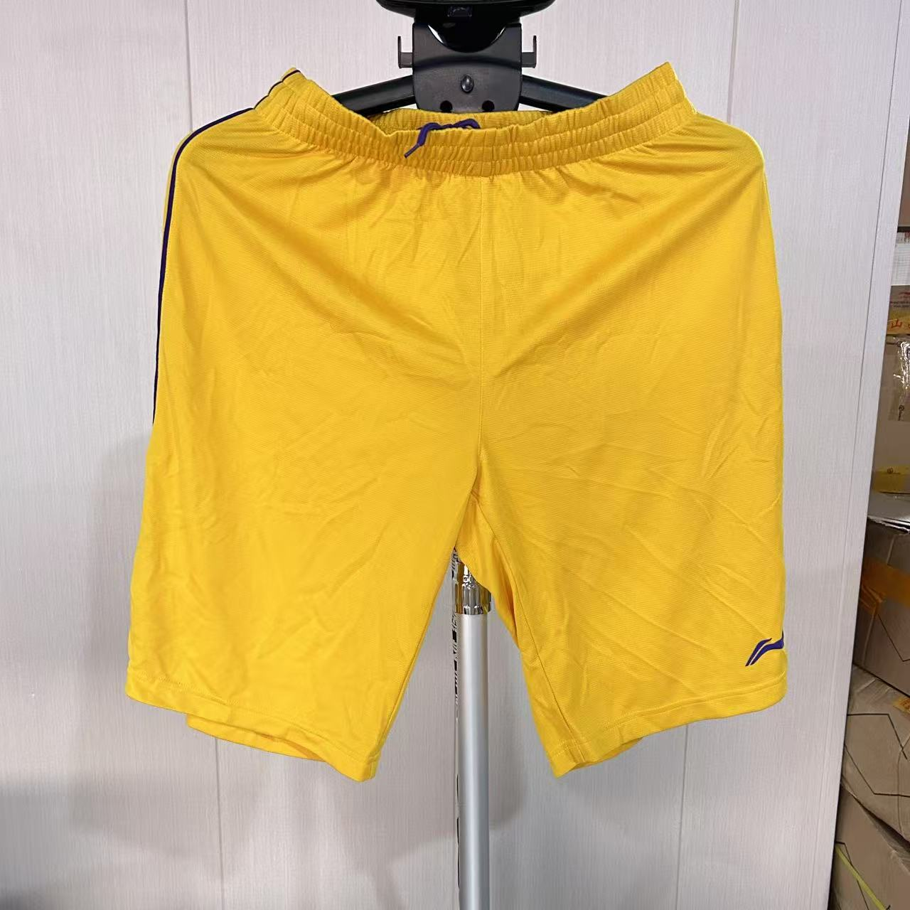 《购买前看详情B品》李宁短裤男子透气宽松运动休闲短卫裤DDDD562