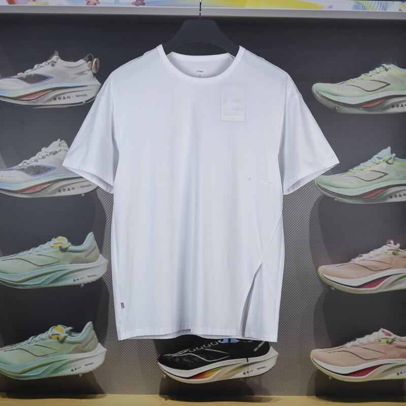 李宁T恤2024新款健身系列女子排湿速干宽松圆领短袖上衣ATSU456