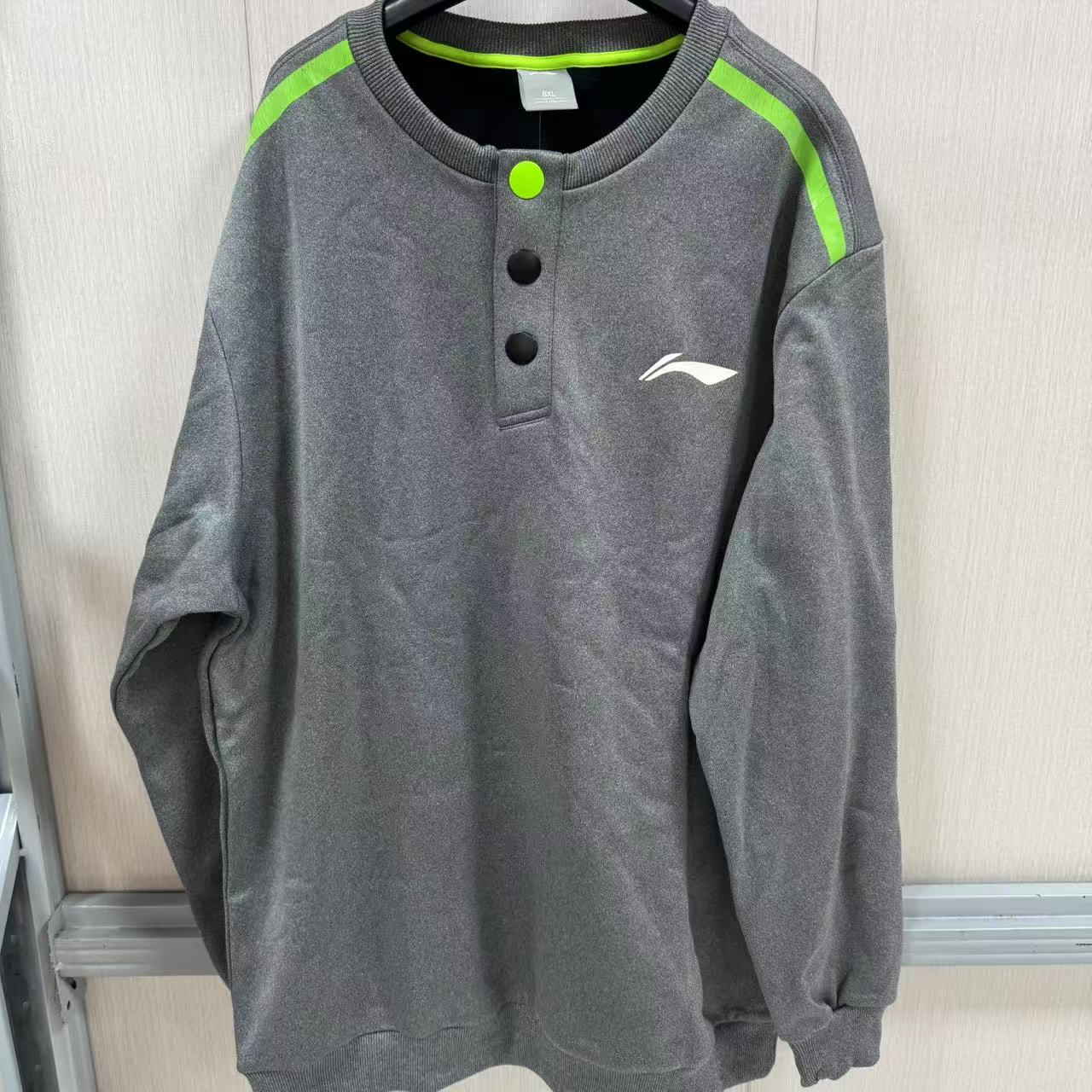 《购买前看详情B品》李宁男子春季长袖常规运动风透气韩系ATLH127