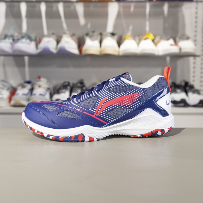 李宁羽毛球鞋2024新款疾风 LITE男女防滑耐磨减震训练鞋AYTU025