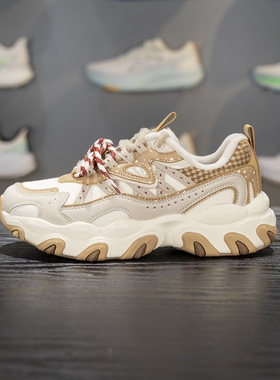 李宁猫爪LITE 3 迪士尼联名休闲鞋女子2025新款厚底老爹鞋AGCV390