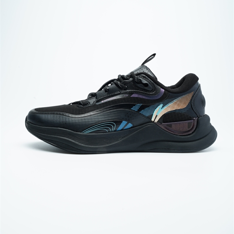 李宁新款云极高回弹轻便透气男子百搭舒适休闲缓震运动鞋AGLS107