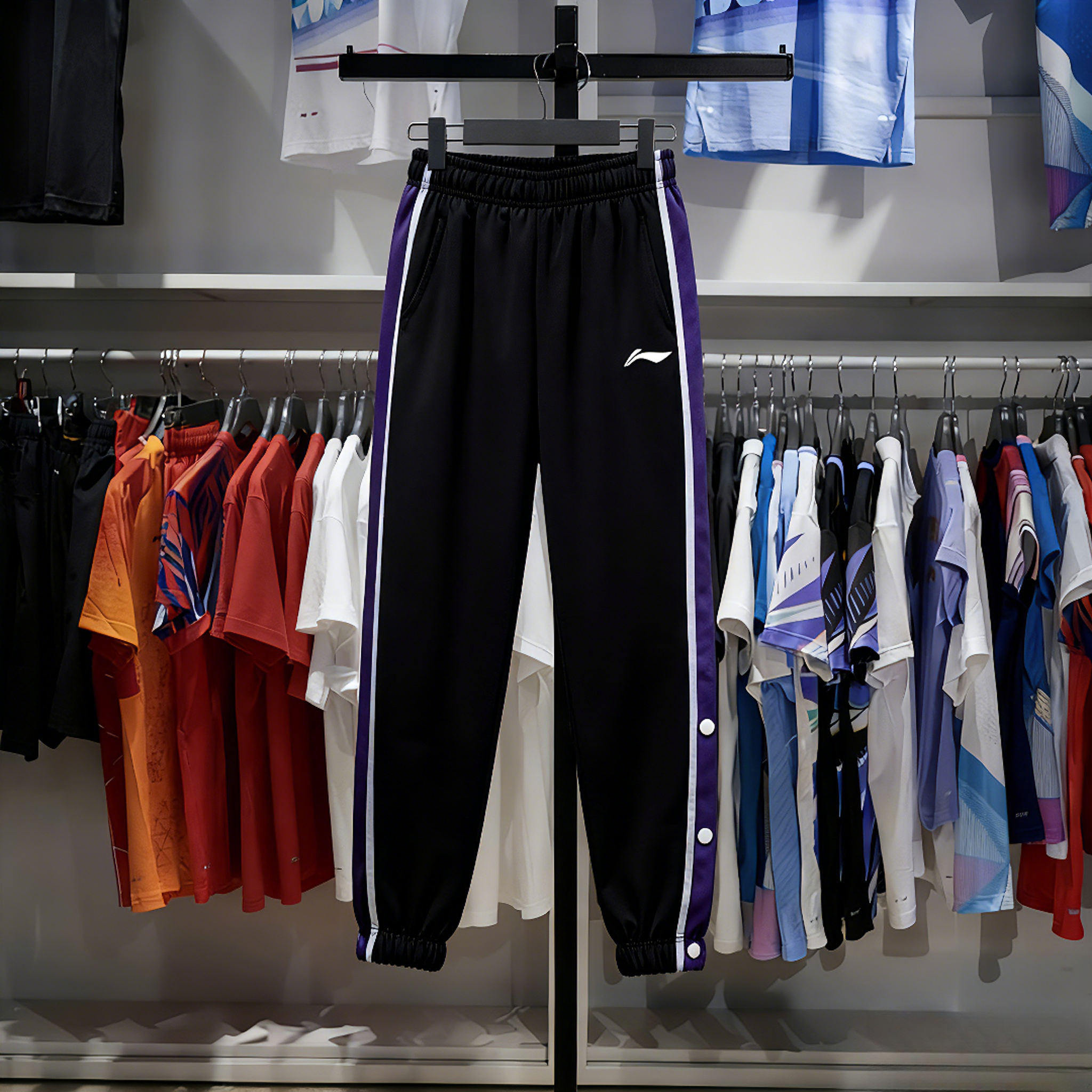 李宁专业篮球系列男大童休闲柔软舒适百搭针织运动束脚裤YKYU025,运动服/休闲服装,运动长裤,淘宝优惠券,粉丝福利购,淘宝优惠卷