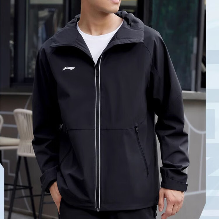 李宁运动风衣休闲百搭男2024冬季新款防风防泼水连帽外套 AFDUA11,运动服/休闲服装,运动茄克/外套,淘宝优惠券,粉丝福利购,淘宝优惠卷