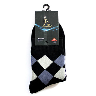 丰华袜子男士秋冬高筒加厚保暖运动毛巾袜青年毛圈吸汗舒适潮棉袜