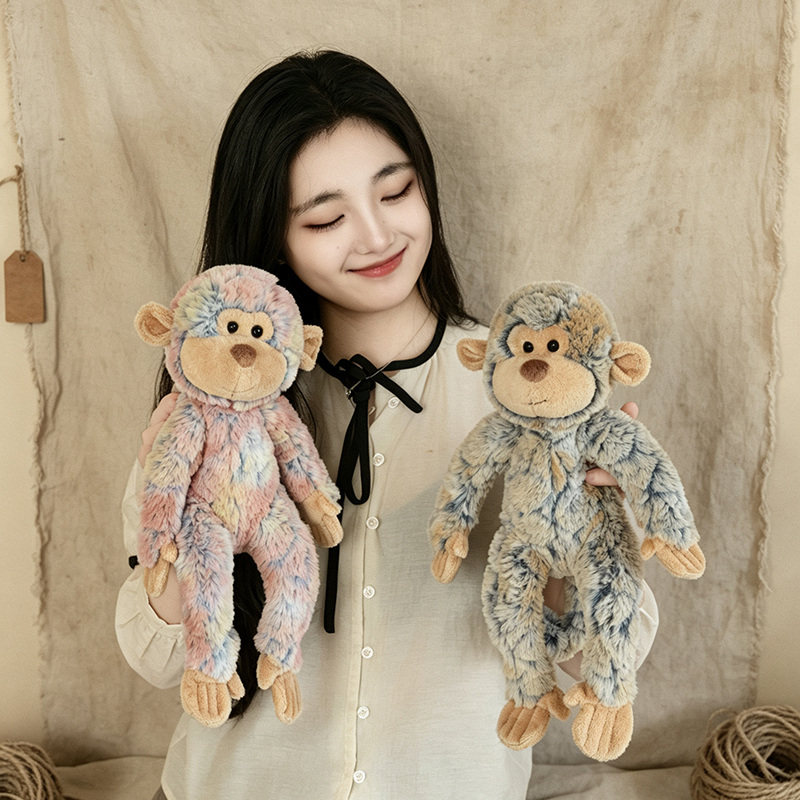 荣益尚品多彩长臂猴子毛绒公仔