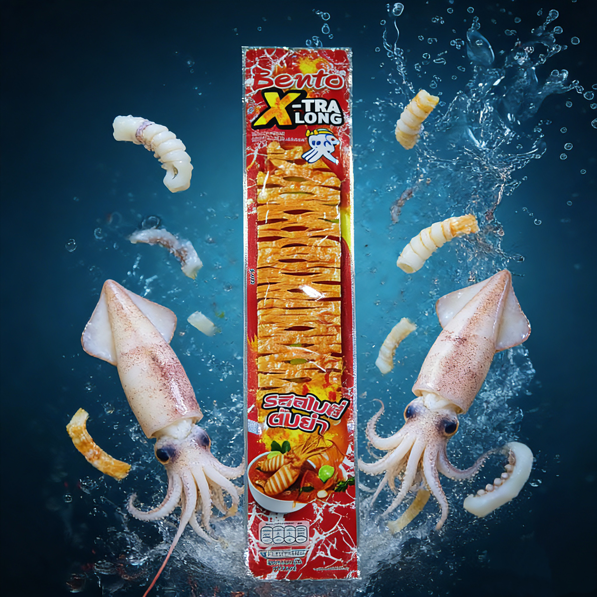 泰国原装进口零食拌多乐鱿鱼丝鱿鱼片冬阴功味辣味烧烤味三味辣酱