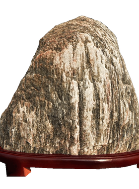 红色客厅假山摆件天然原石原石