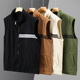 400斤特大码 摇粒绒马甲男秋冬保暖抓绒背心加肥加大运动立领内胆