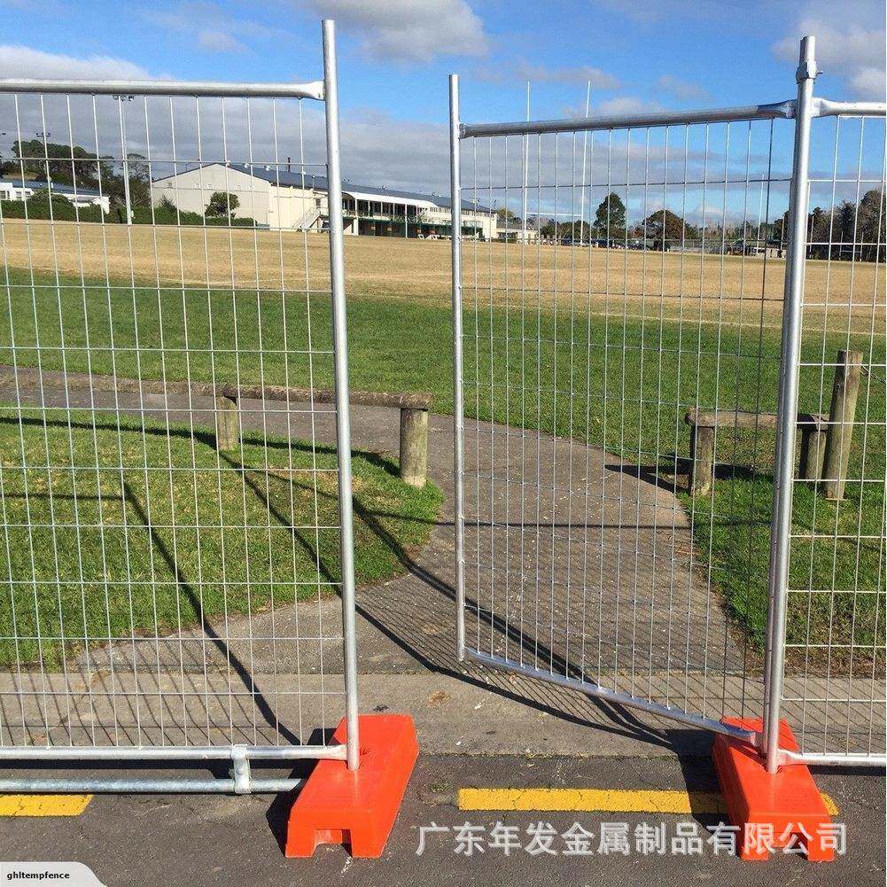 澳洲可移动临时护栏出口标准隔离栏新加坡码头港口透风临边栏杆