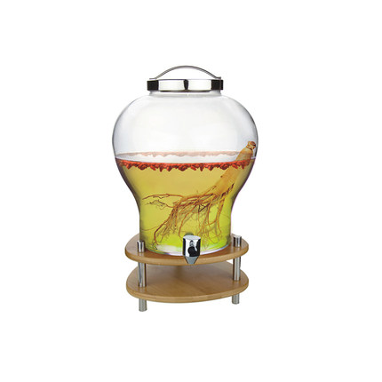 食品级一屋窑商用无铅玻璃饮料桶