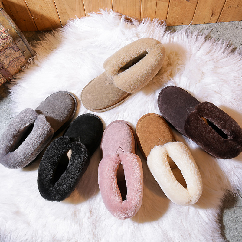 ebv genuine leather Snow boots Bootie Short tube Cotton-padded shoes thickening keep warm non-slip 2021 Autumn and winter fashionin the Women's Shoes, Boots  category - from Buy2taobao.com to provide professional Taobao agent buy service