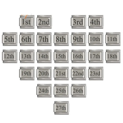 意大利模块手链激光雕刻DIY表带