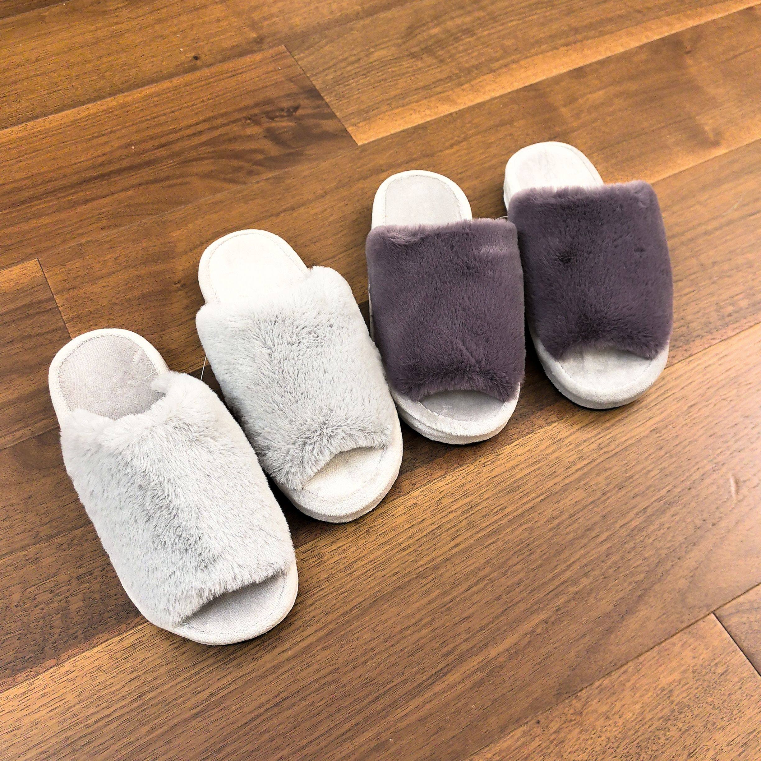 新款毛绒外贸出口日本日式室内居家拖鞋毛绒轻便拖鞋静音不伤地板