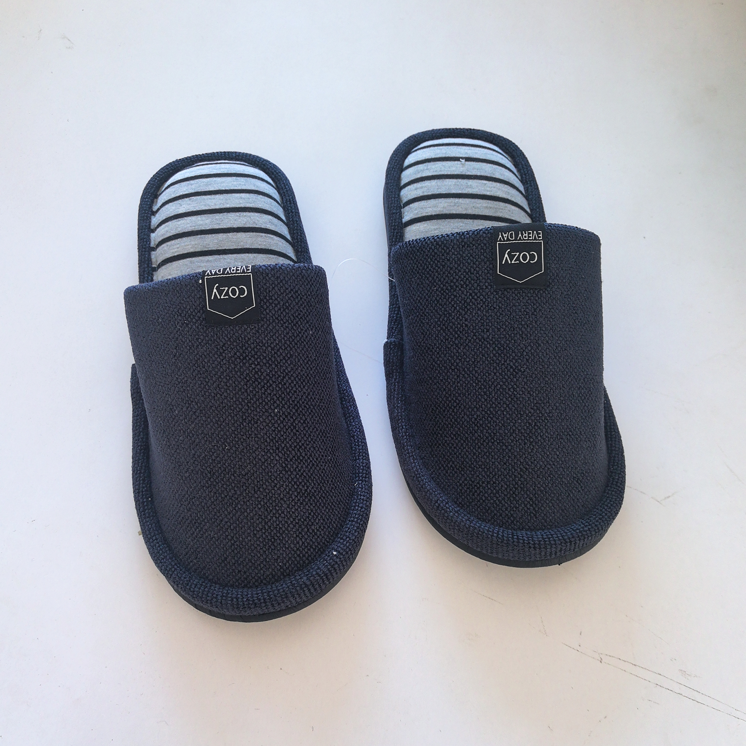 外贸出口日本日式室内居家拖鞋静音不上地板中性男女轻便封口拖鞋