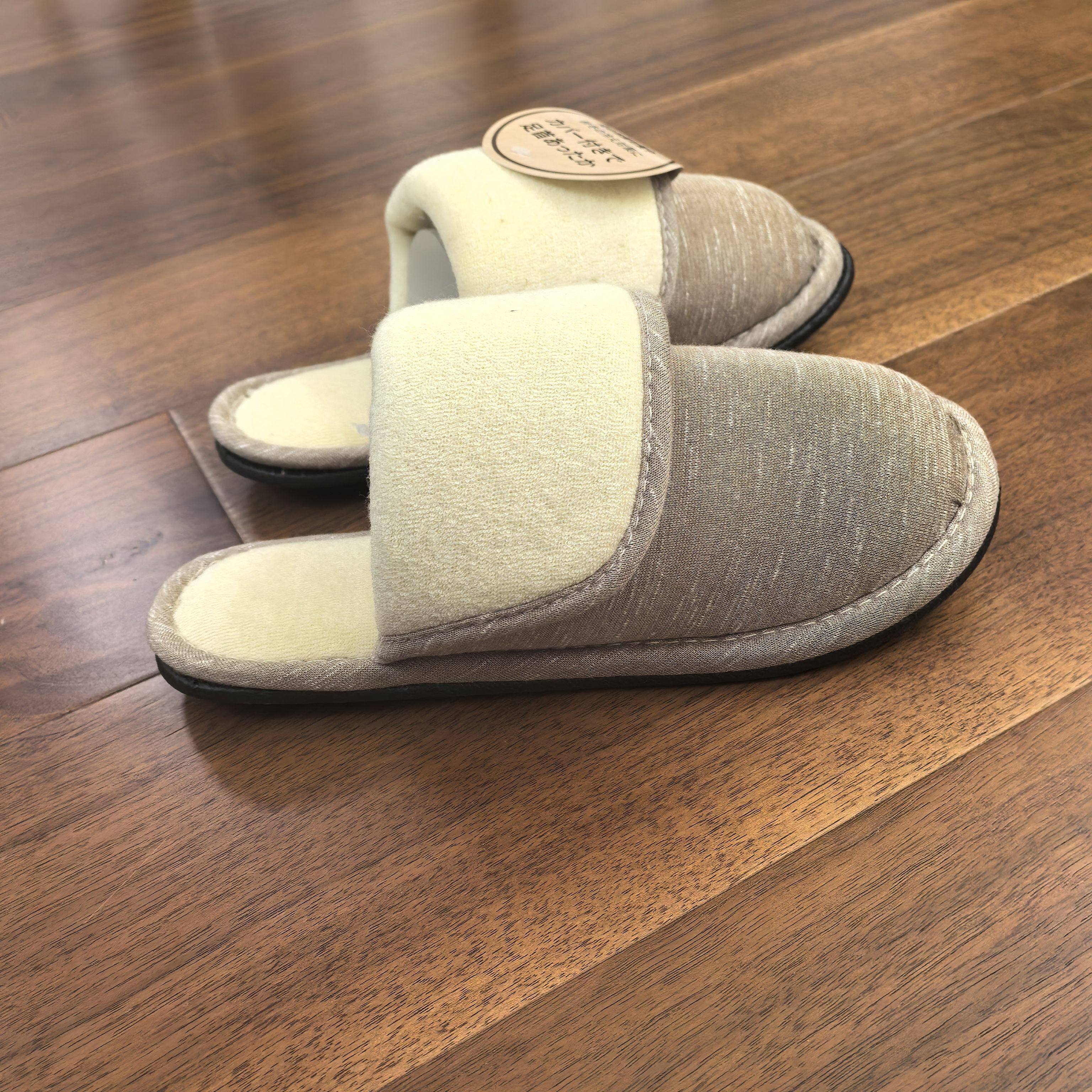 外贸出口日本日式室内居家拖鞋静音不伤地板舒适地板软底轻便拖鞋