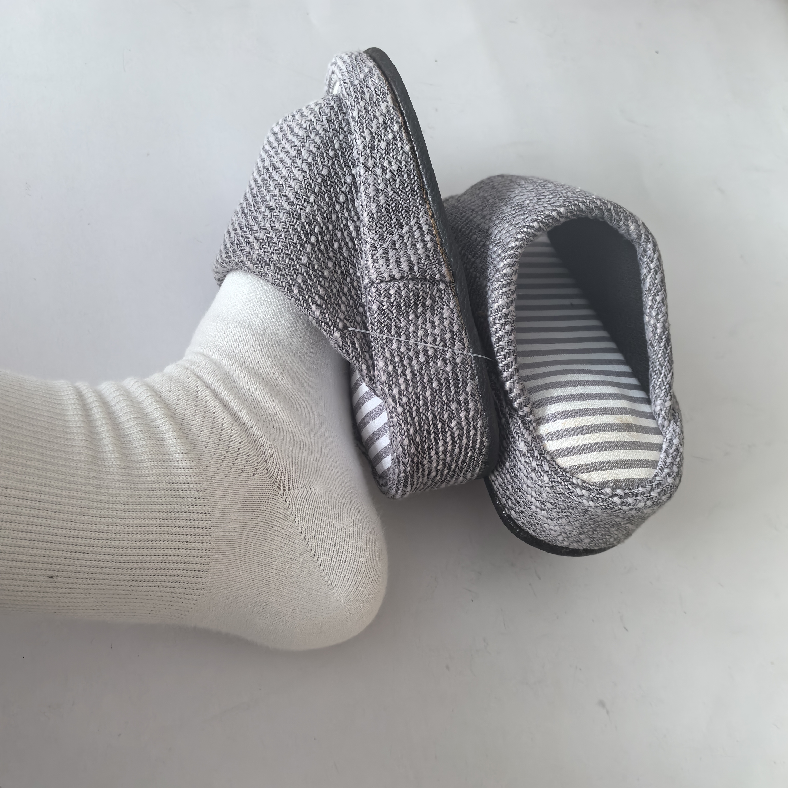 外贸出口日本日式室内居家拖鞋静音不伤地板拖鞋轻便半脚撑拖鞋