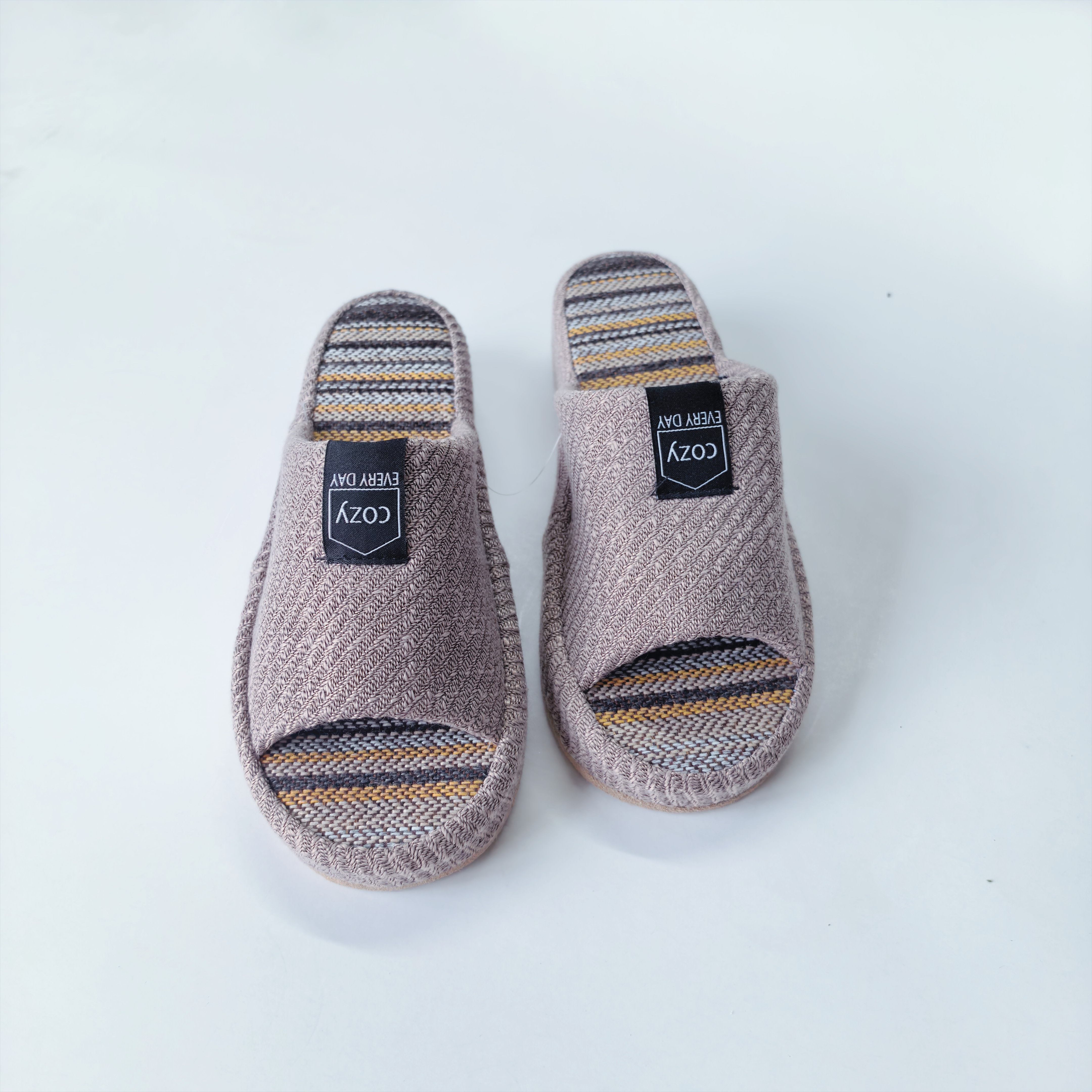 外贸出口日本日式室内居家坡跟拖鞋静音不伤地板拖鞋高跟地板拖鞋