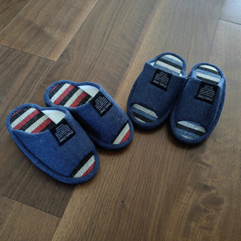 外贸出口日本日式室内居家拖鞋静音不伤地板半脚健美拖鞋收复小腿