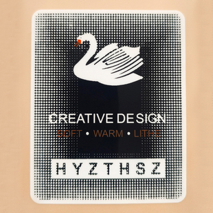 水洗标定制丝网印刷羽绒衣服领标热转印烫画贴厂服装图案logo定做