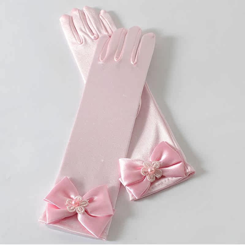 Gants pour fille en satin - Ref 2150310 Image 1